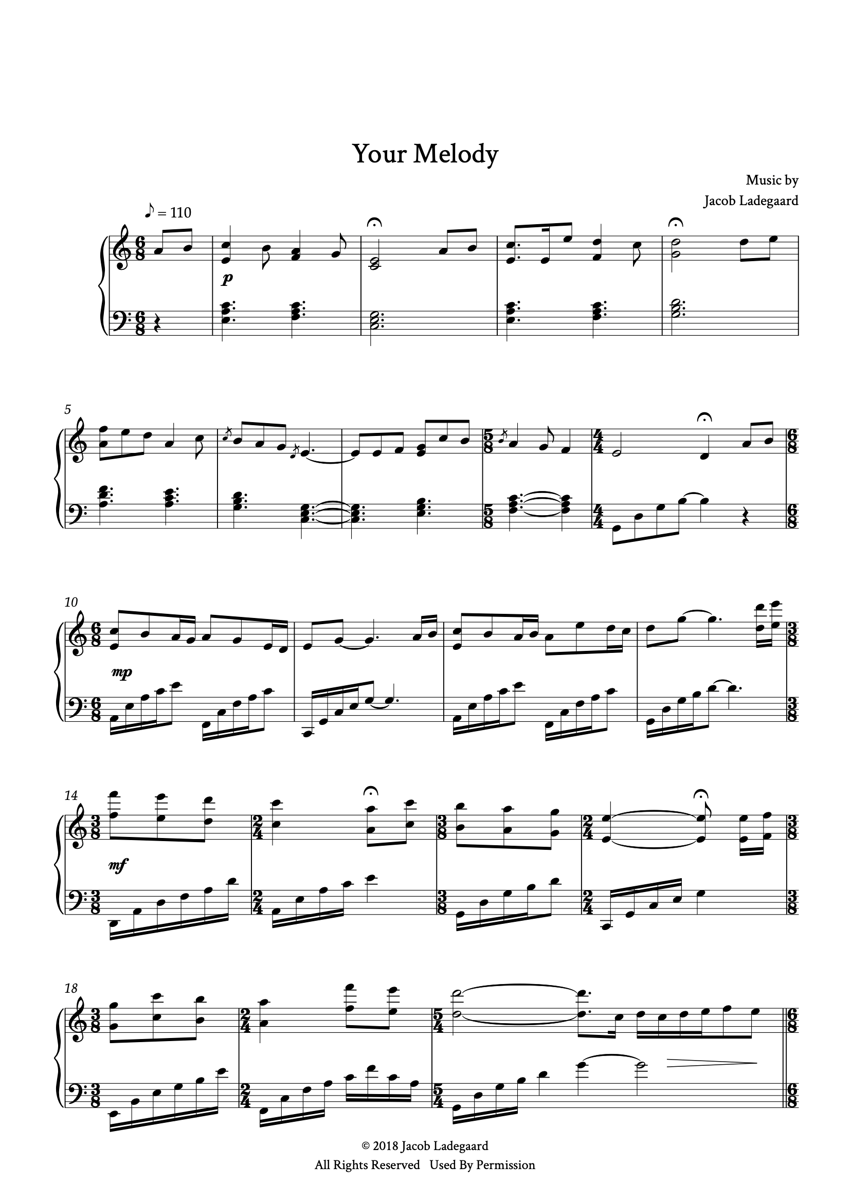 Jacob’s Melodies Collection